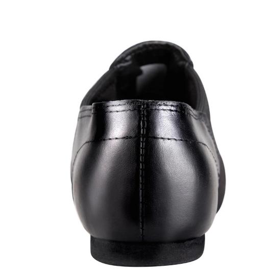 Leather Upper Jazz Shoes Slip On Design For Dance Practice