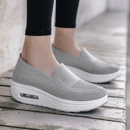 Casual Mesh Slip On Sneakers