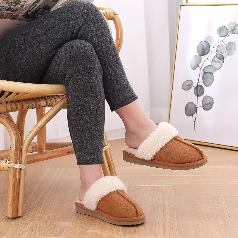 Fuzzy Memory Foam Slippers