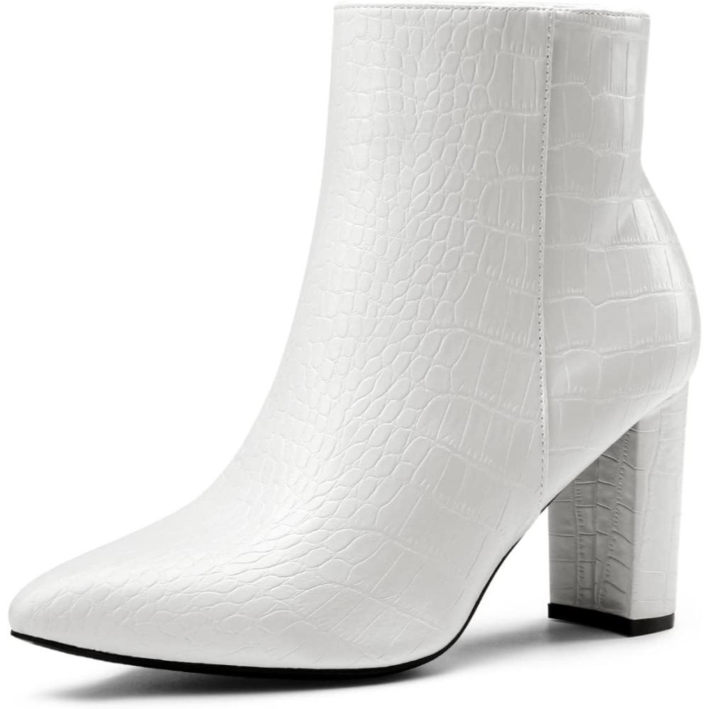 Elegant Embossed High Style Boots