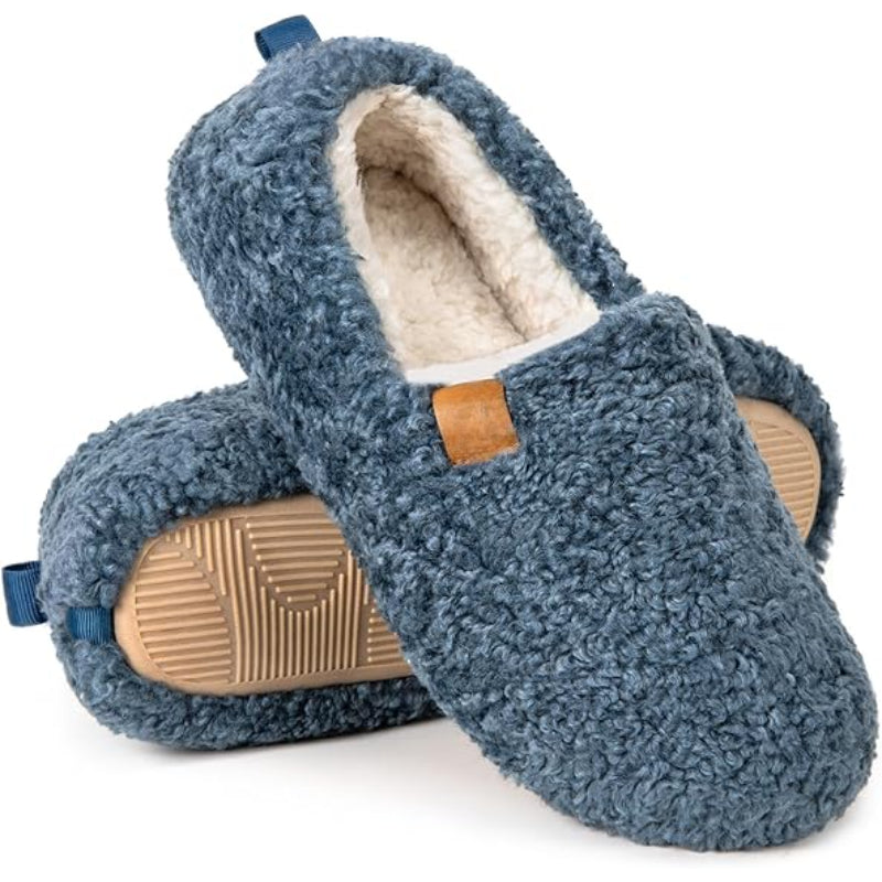 Solid Colored Comfy Plush Style Slippers