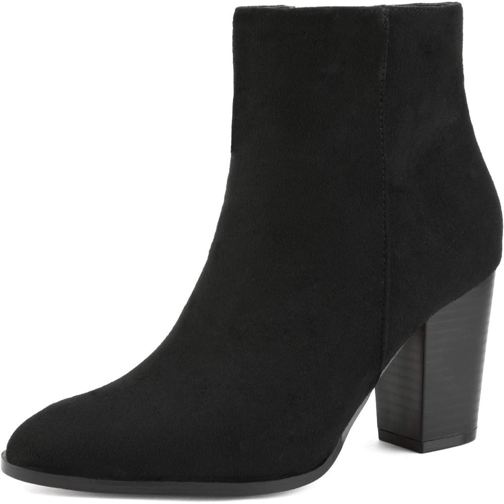 Sleek Block Style Boots With Elevated Design