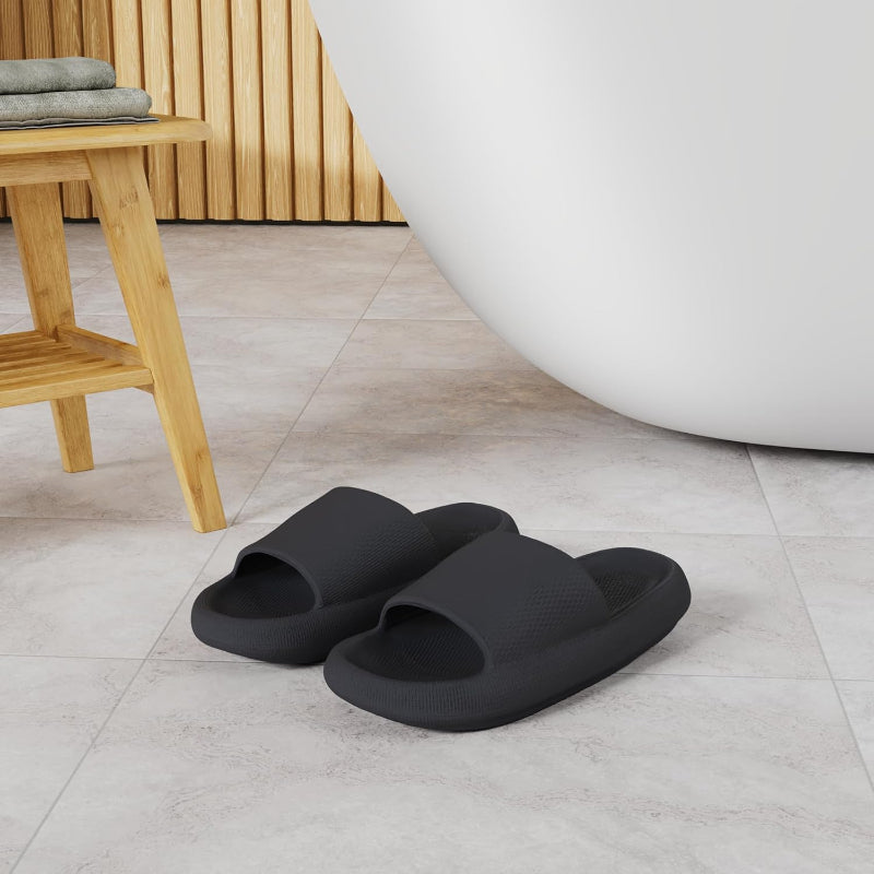 House Slippers With Thick Cushioned Sole