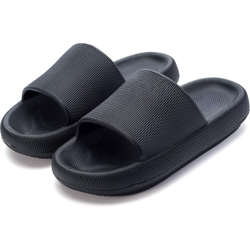 House Slippers With Thick Cushioned Sole