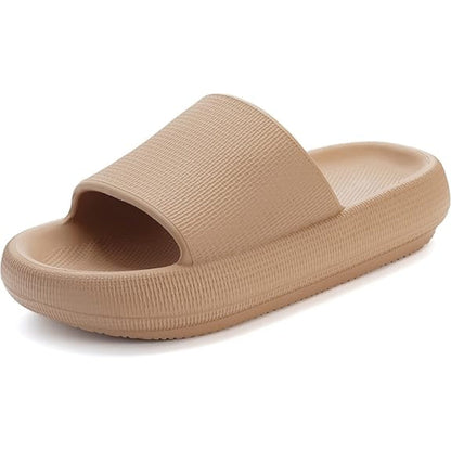 House Slippers With Thick Cushioned Sole