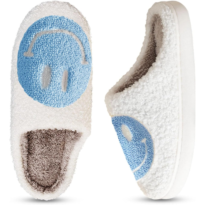 Comfy Smile Plush Slip On Slippers