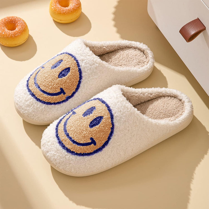 Smile Printed Slippers For Indoor And Outdoor Wear