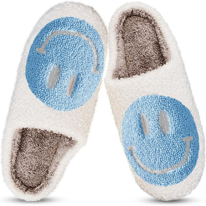 Comfy Smile Plush Slip On Slippers