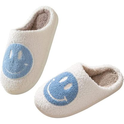 Comfy Smile Plush Slip On Slippers