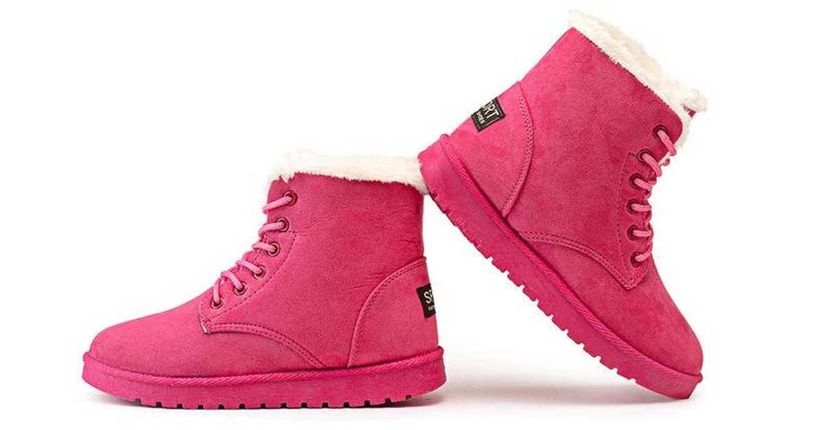Pink Comfy Boots.